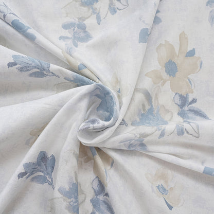 Optimist Bloom 300 TC Everly 100% Cotton Printed Fitted Sheet With Pillow Cover