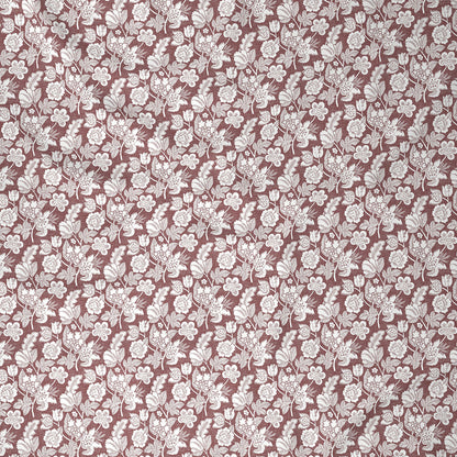 Eclectic Garden Cordelia 100%Cotton Printed Fitted Sheet With Pillow Case