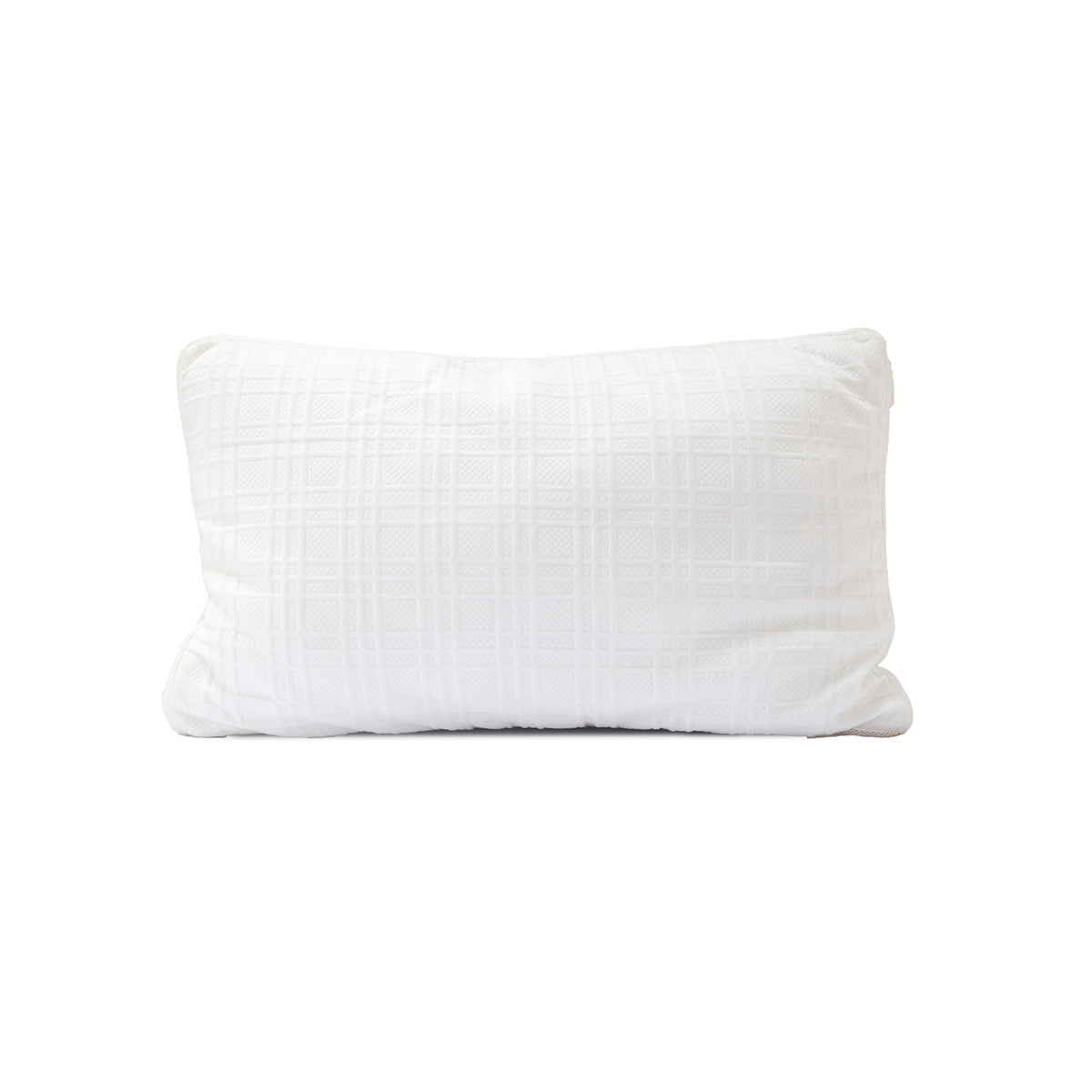 Skin-friendly fabric and posture supporting contour white Pillow