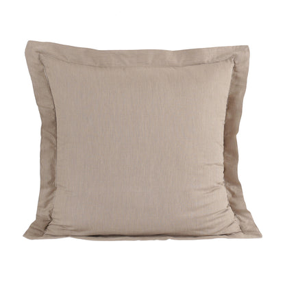 Emmie 100% Natural Egyptian Cotton with Hemm Stitch 2PC Pillow Case Euro Set