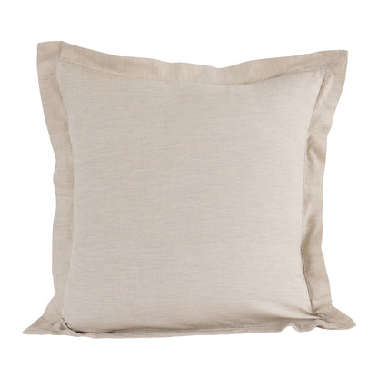 Emmie 100% Natural Egyptian Cotton with Hemm Stitch 2PC Pillow Case Euro Set