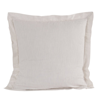 Emmie 100% Natural Egyptian Cotton with Hemm Stitch 2PC Pillow Case Euro Set