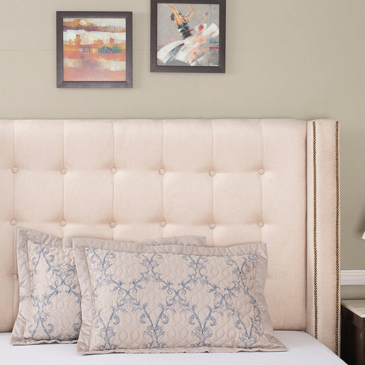 Grandeur Verona Blue 2 PC Pillow Sham Set