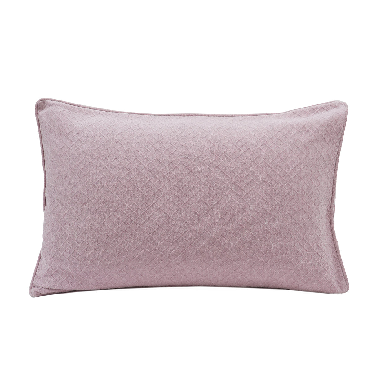 Blaize 100% Cotton Solid Weave Purple Pillow Sham Set