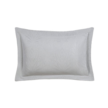 Classical Ornate Acorus Bliss Pillow Sham Set Aqua