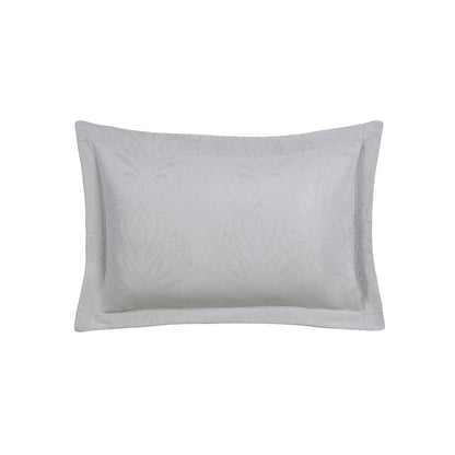Classical Ornate Acorus Bliss Pillow Sham Set Aqua