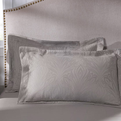 Classical Ornate Acorus Bliss Pillow Sham Set Neutral