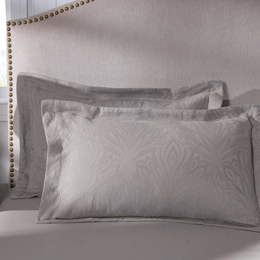 Classical Ornate Acorus Bliss Pillow Sham Set Neutral