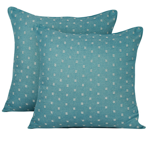 Plain Board Woven 2PC Pillow Sham Set