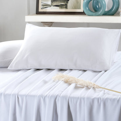 Essentials Dwell Solid White 2PC Pillow Sleeve/Covers