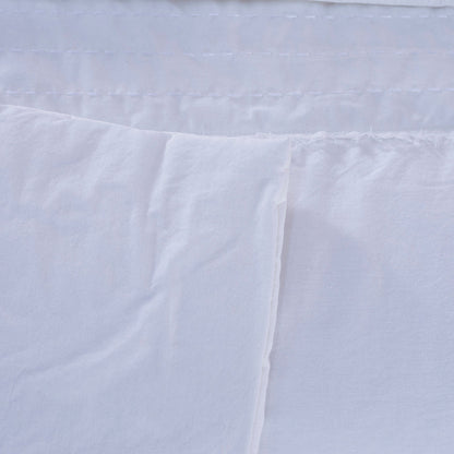 Rurban Divine Stitch Sorbet Summer AC Quilt/Quilted Bed Cover/Comforter White