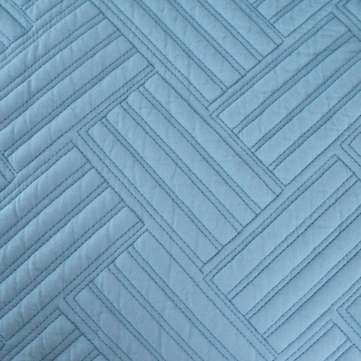 Eliott Summer AC Quilt/Quilted Bed Cover/Comforter Aqua
