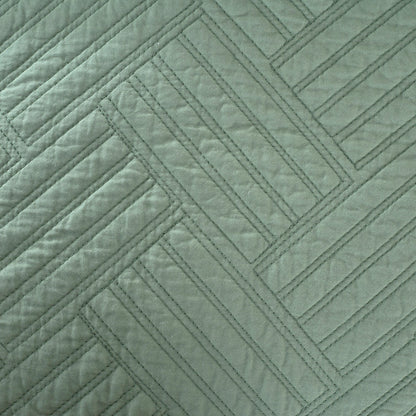 Eliott Summer AC Quilt/Quilted Bed Cover/Comforter Basil