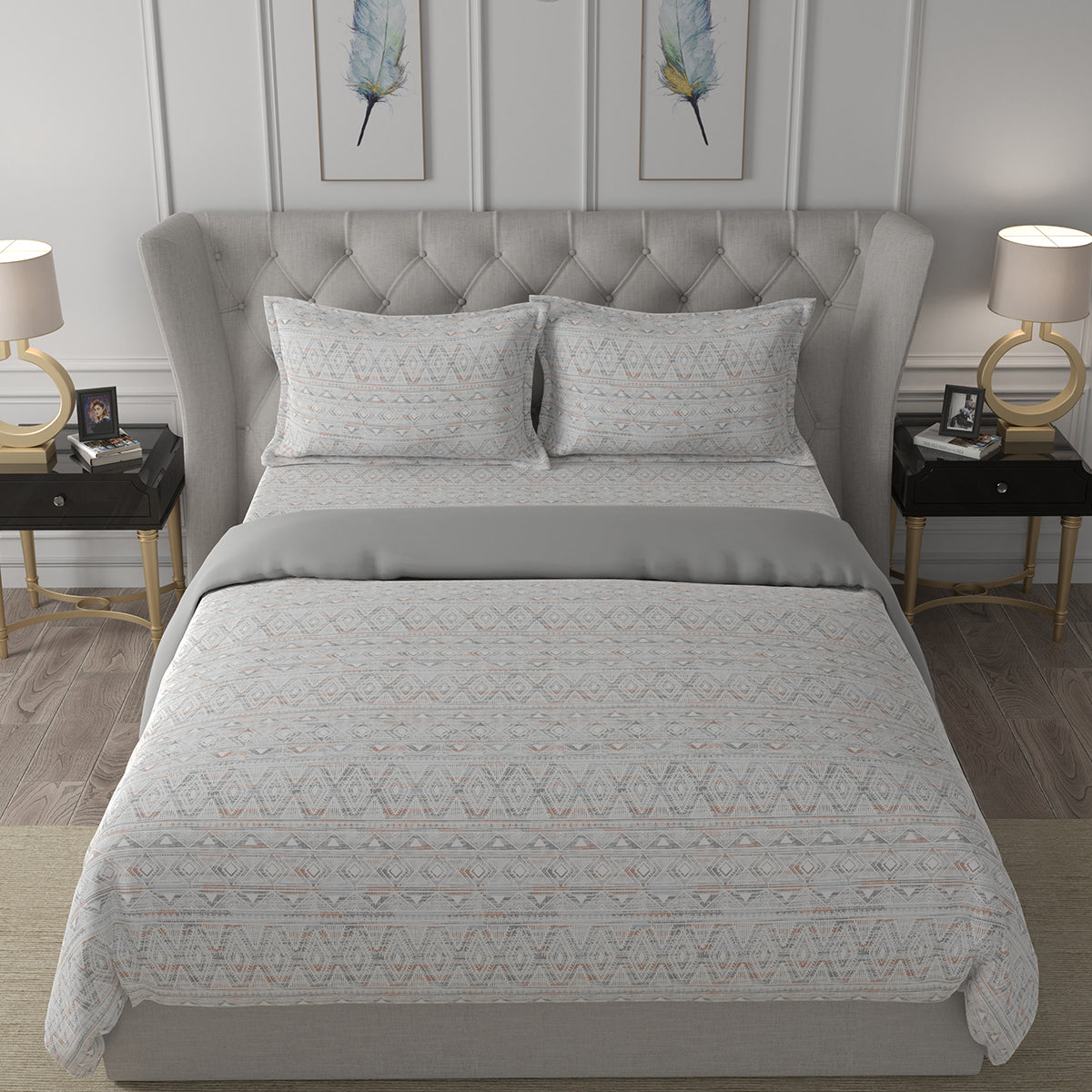 Hermosa Exotic Bouquet Atzi Red Quilt