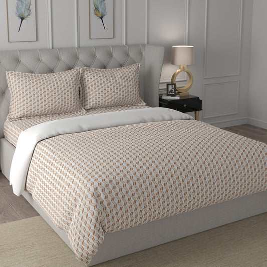 Backyard Patio Morris Summer AC Quilt/Quilted Bed Cover/Comforter Rust