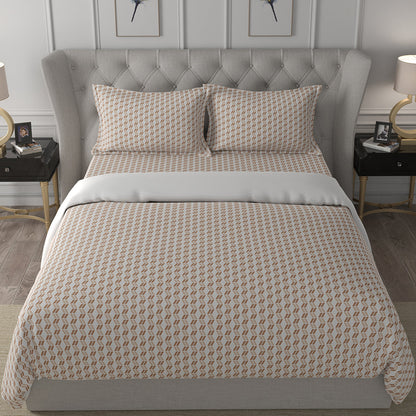 Backyard Patio Morris Summer AC Quilt/Quilted Bed Cover/Comforter Rust
