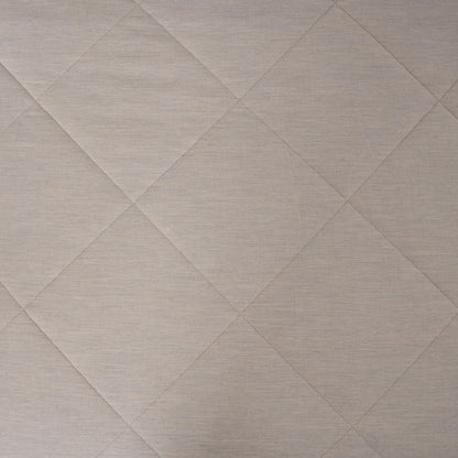 Emmie 100% Natural Cotton Filling Light Weight Winter Quilt / Quilted Bed Cover Beige