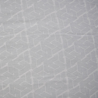 Inner City 100% Natural Cotton Filling Light Weight Winter Quilt / Quilted Bed Cover Grey
