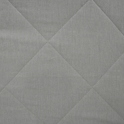 Emmie 100% Natural Cotton Filling Light Weight Winter Quilt / Quilted Bed Cover Green