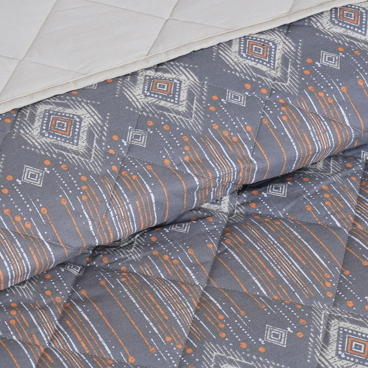 Hermosa Sensory Bloom Gareth Quilt Orange