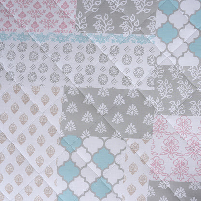 Hermosa Sensory Bloom Lennon Quilt Blue